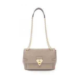 LOUIS VUITTON Cream Monogram Leather Shoulder Bag